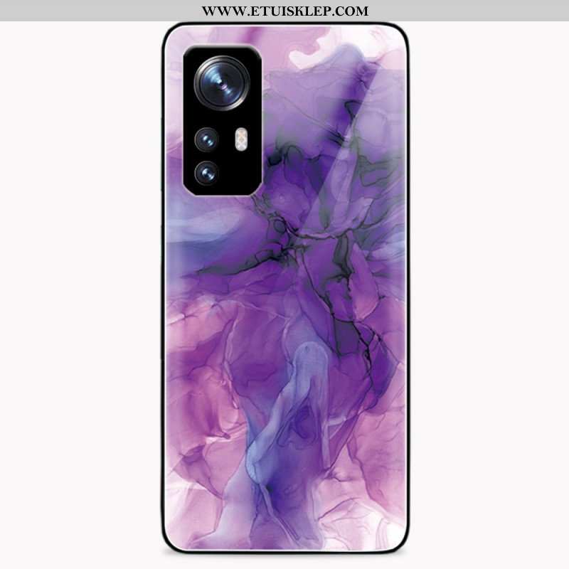 Futerały do Xiaomi 12 / 12X Akwarela Marmur Szkło Hartowane